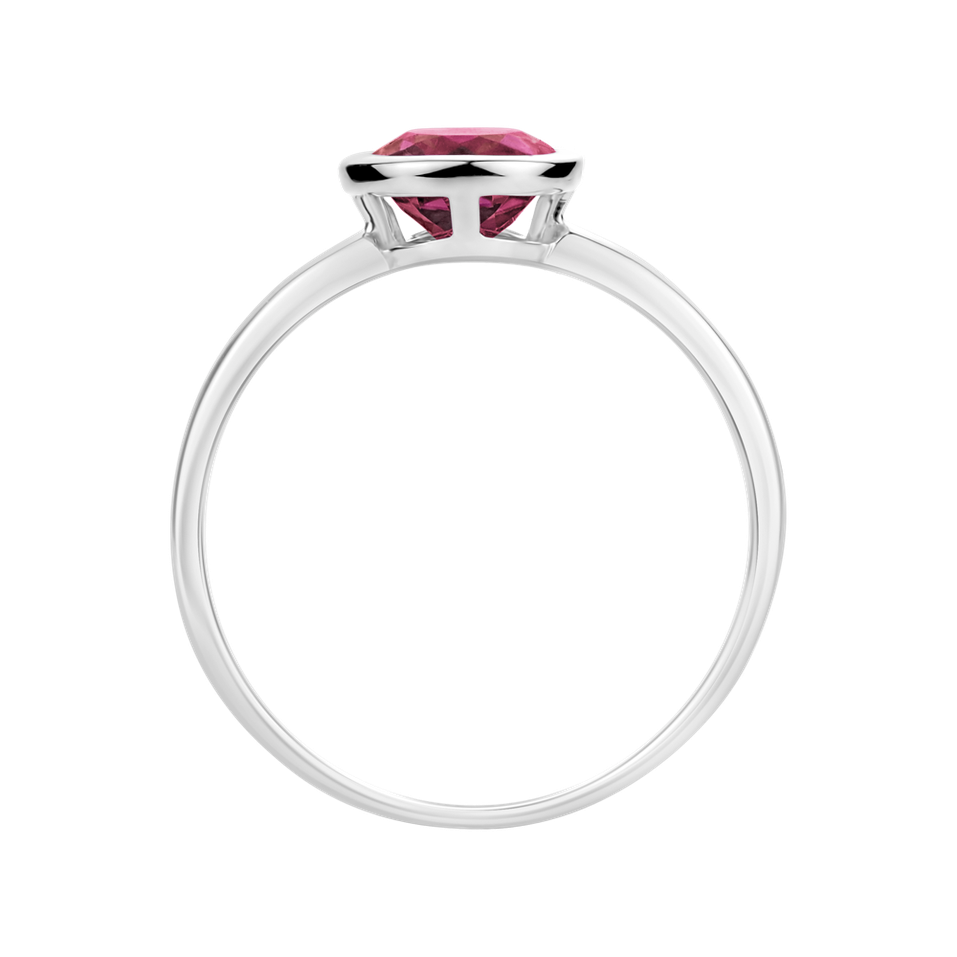 Ring with Topaz Pink Bonbon