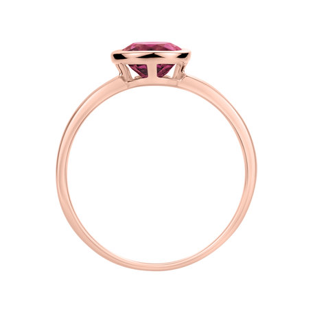 Ring with Topaz Pink Bonbon