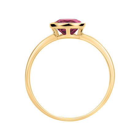 Ring with Topaz Pink Bonbon