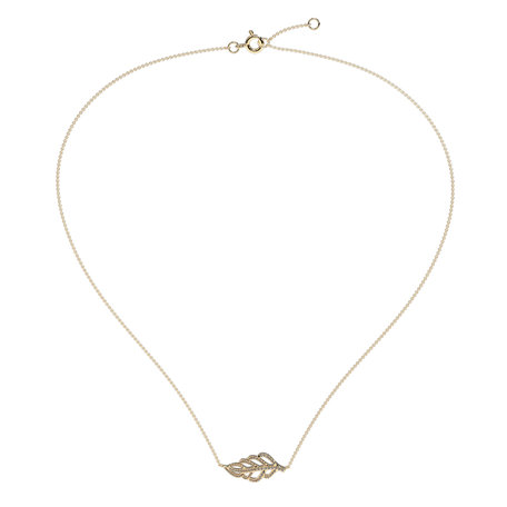 Diamond necklace Diamond Leaf