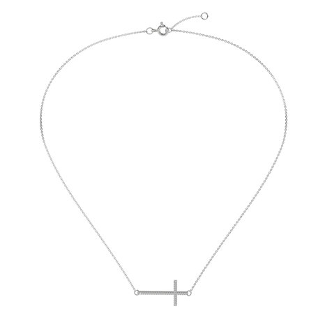 Diamond necklace Cross