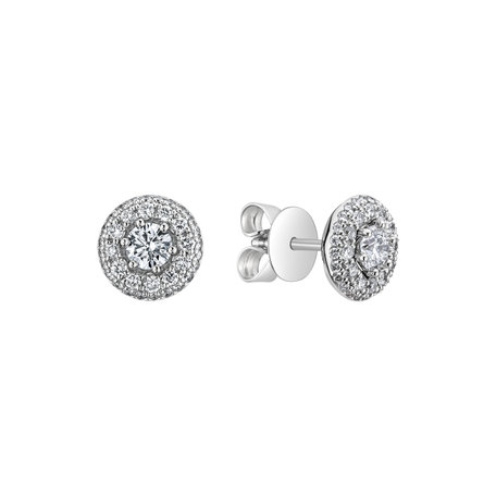 Diamond earrings Éclat