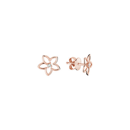 Diamond earrings Flowery Dream