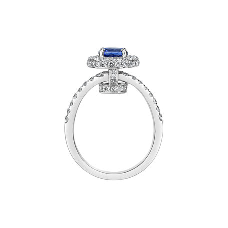 Diamond ring with Tanzanite Muriel