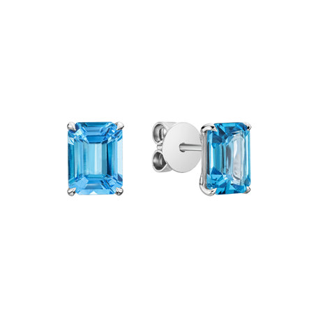 Earrings with Topaz Vaeloria