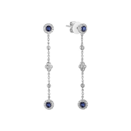 Diamond earrings and Sapphire Regal Echo