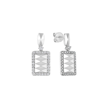 Diamond earrings Geometry Secret