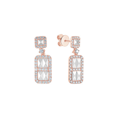 Diamond earrings Geometry Desire