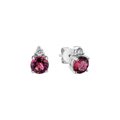 Diamond earrings with Tourmaline Dream Sin