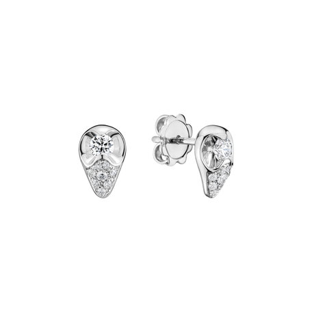 Diamond earrings Luminous Drop