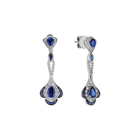 Diamond earrings and Sapphire Aristocrat Sin