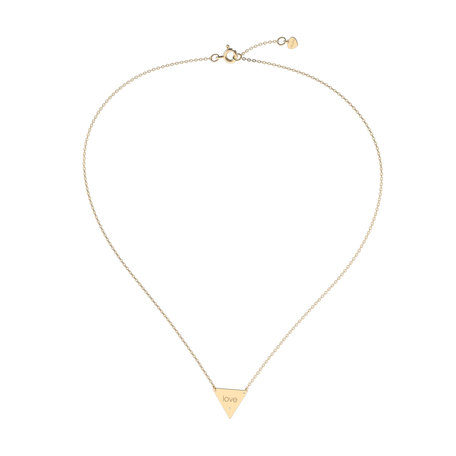 Diamond necklace Triangle Love