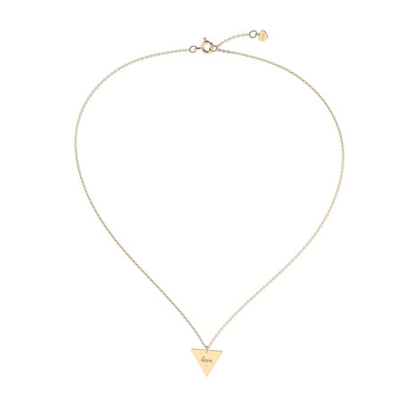 Diamond necklace Love Triangle